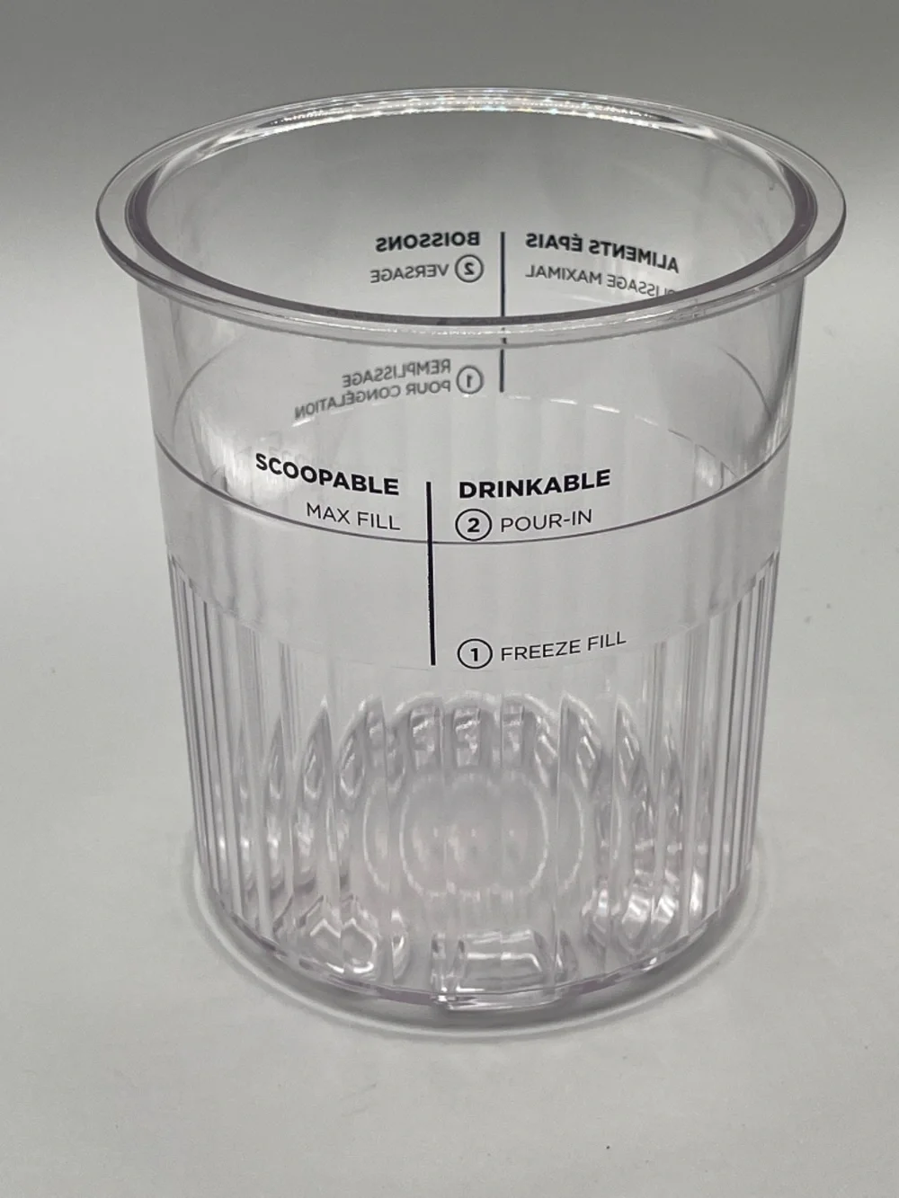 24oz Ninja CREAMi Deluxe Ice cream pint container NEW ( no lid)